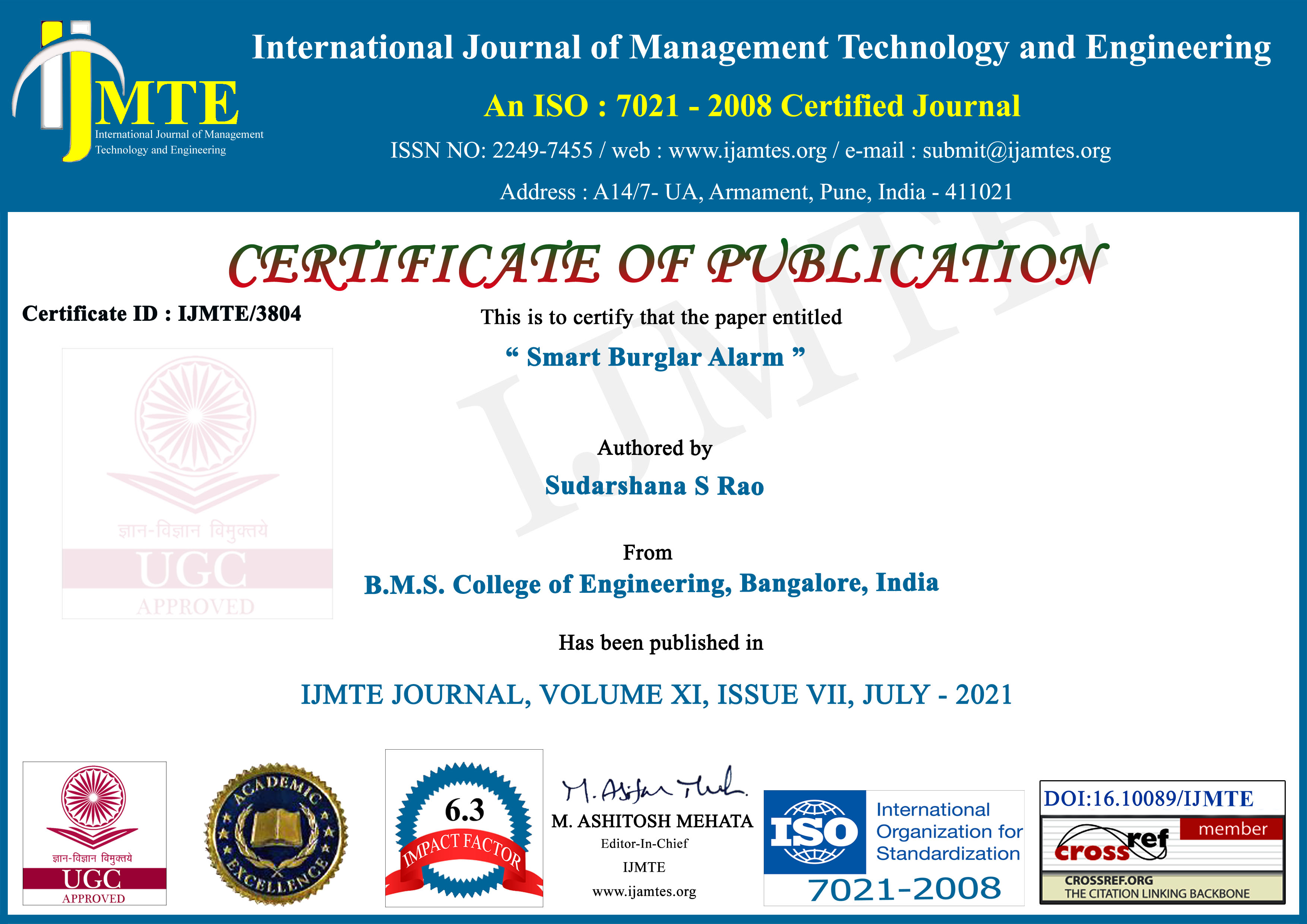 Certificate Image